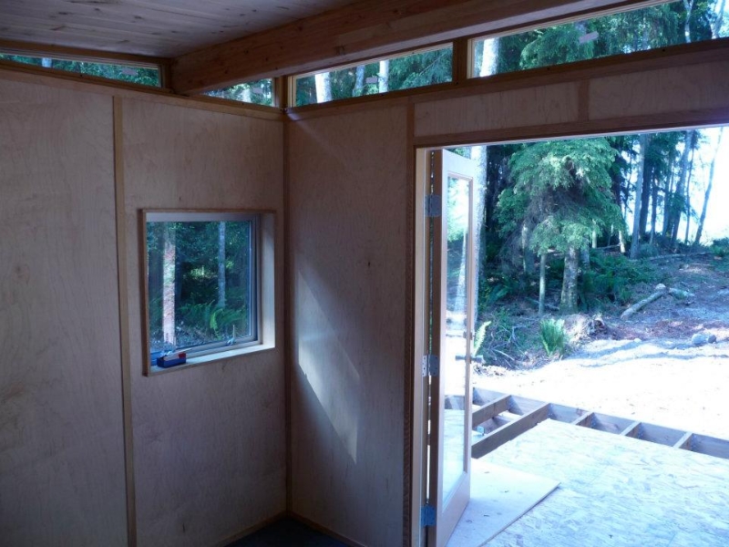 modern-shed 10' x 12' cabin kit - prefab forest getway