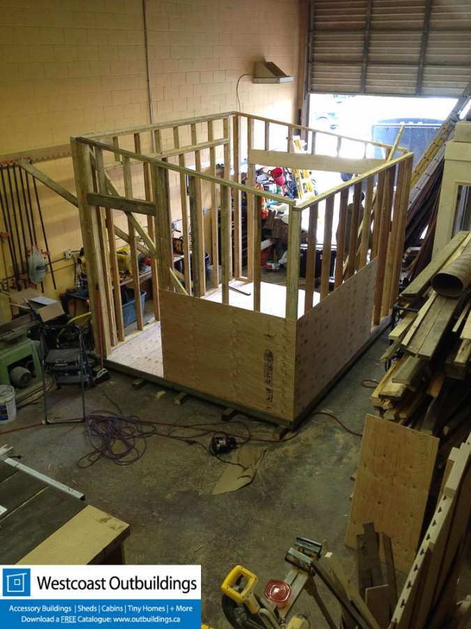 Modular Motorcycle Garage - East Vancouver - Westcoast Outbuildings