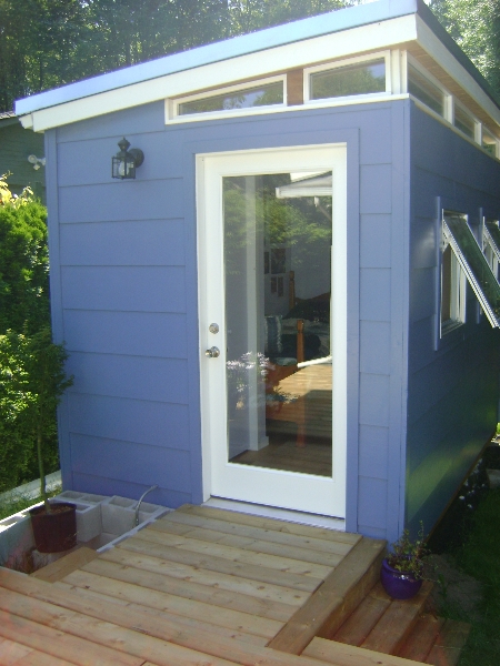 Modern-Shed Kit: 8' X 12' Prefab Shed Garden Shed Tool ...