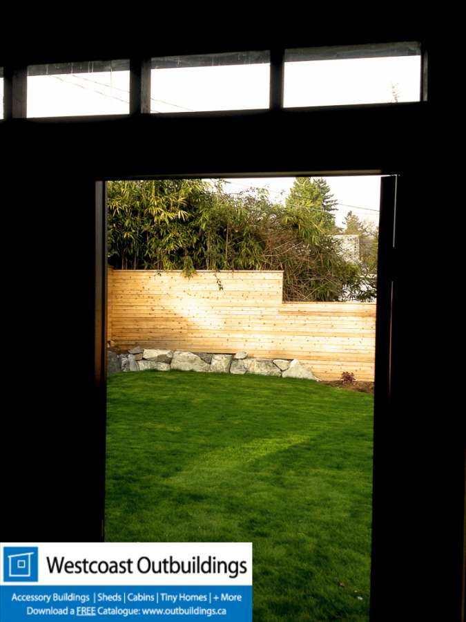 x12' Contemporary Prefab Garden Shed - Westcoast Outbuildings