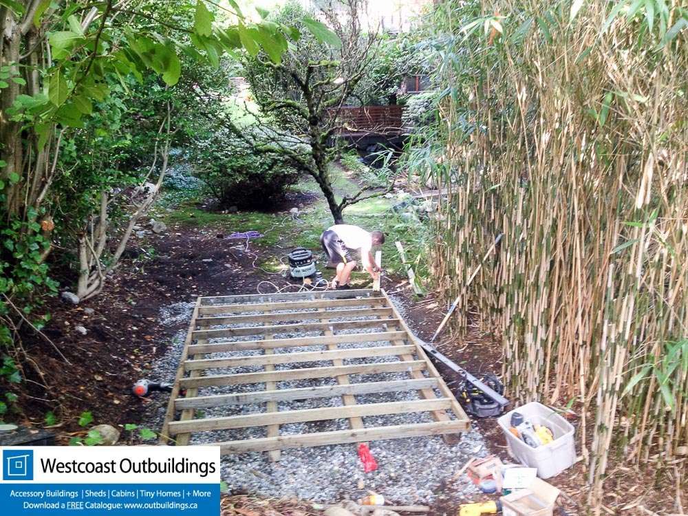 West Vancouver Garden Shed – 8′ x 12′